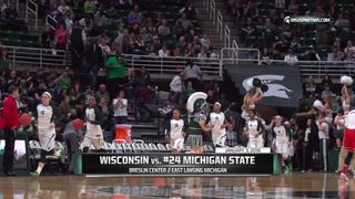 #24 Michigan State bounces back against Wisconsin